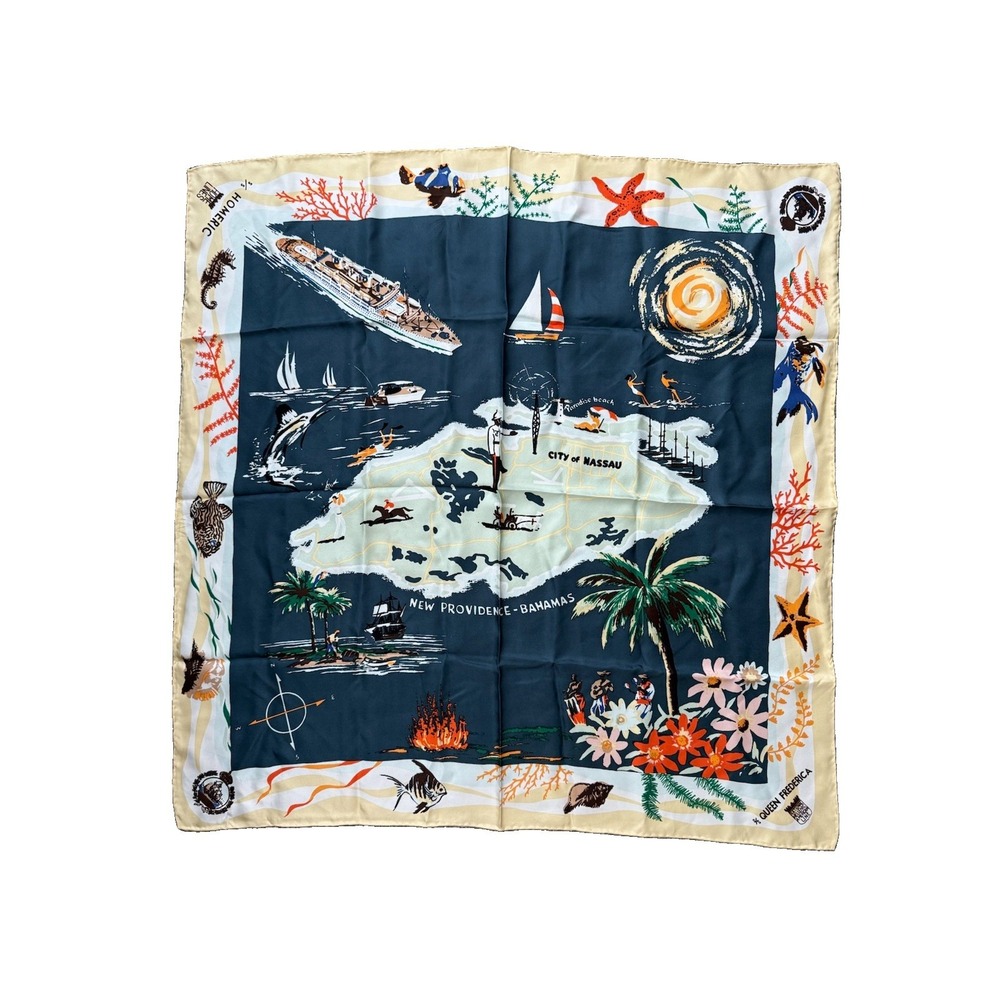 Vintage 60s Bahama Scarf